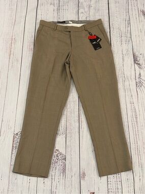 NWT Lineage Signature Collection Men's Size 36 X 30 Dress Pants Taupe